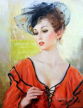 Women Painting - Beautiful Girl KR 015 Impressionist